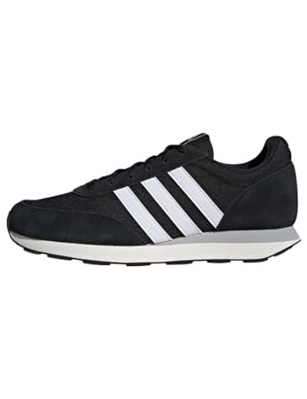 adidas Run 60S 3.0, Non-Football Low Shoes Hombre, Core Black/FTWR White/Core White, 44 EU