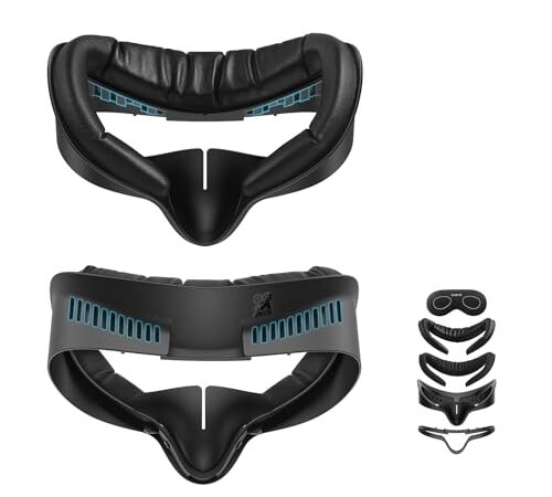 AMVR Facial Interface Face Pad Cover Compatible con Meta/Oculus Quest 3S Accesorios, no Encaja Quest 3 (para Elite/Stock headstrap)