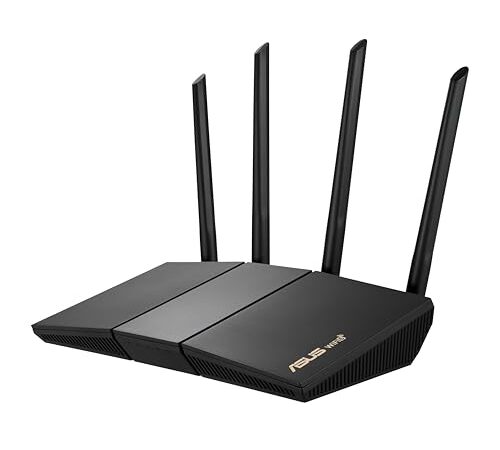 ASUS RT-AX57 (Ax3000) - Router Extensible Wifi 6 De Doble Banda, Seguridad De Red, Instant Guard, Control Parental Avanzado, VPN Integrada, Compatible Con Aimesh, Gaming Y Streaming