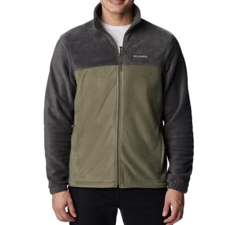 Columbia Steens Mountain Full Zip 2.0 Forro Polar, Shark/Stone Green, L Hombre