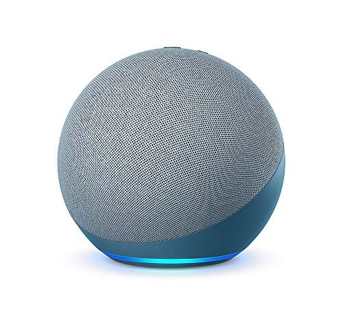 Echo (Última generación) | Sonido de alta calidad, controlador de Hogar digital integrado y Alexa | Azul grisáceo