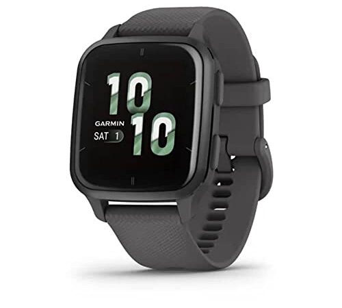 Garmin Venu Sq 2, Reloj Inteligente con GPS, Pantalla AMOLED, más de 25 aplicaciones deportivas, Garmin Pay, hasta 11 días de autonomía, Gris