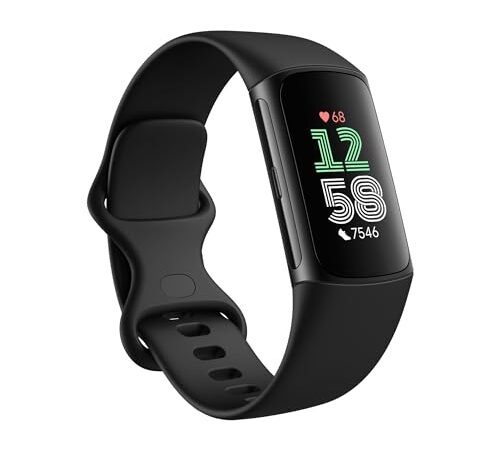 Google Fitbit Charge 6 Pulsera de actividad con 6 meses de suscripción al servicio Premium incluidos, 7 días de batería, Google Wallet y Google Maps