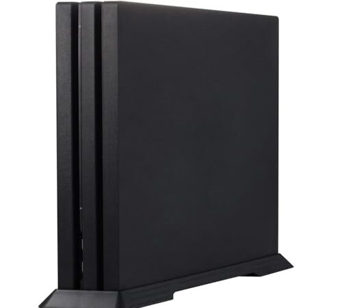 KlsyChry Soporte Vertical PS4 Pro para Playstation 4 Pro con una función de refrigeración respiraderos y Antideslizantes pies
