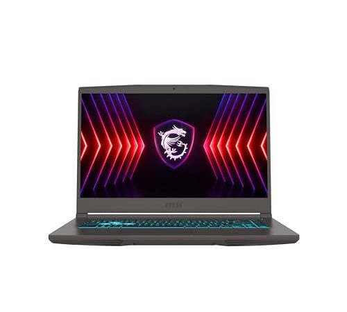 MSI Thin 15 B12UC-1842XES - Ordenador portátil de 15.6" Full HD (Intel Core i5-12450H, 16GB RAM, 512GB SSD, NVIDIA RTX 3050, Sin Sistema operativo) Color Gris - Teclado QWERTY español