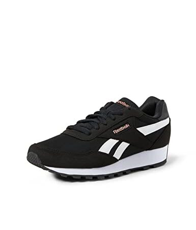 Reebok Rewind Run, Zapatillas Mujer, Core Black White Blush Metal, 40 EU