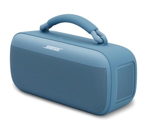 Bose SoundLink Max altavoz portátil , gran altavoz Bluetooth resistente al agua, hasta 20 horas de autonomía, USB-C, entrada AUX de 3,5 mm integrada, azul oscuro