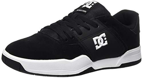 DC Shoes Central, Zapato Hombre, Negro (Black/White BKW), 42 EU