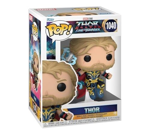 Funko Pop! Marvel: Thor: Love And Thunder - Thor - Figura de Vinilo Coleccionable - Idea de Regalo- Mercancia Oficial - Juguetes para Niños y Adultos - Movies Fans - Muñeco para Coleccionistas