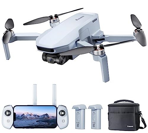 Potensic ATOM SE Combo GPS Drone con Cámara 4K, 62 Mins de Vuelo, Menos de 249g, EIS, Max 4KM Transmisión, Velocidad Max 16m/s, Tecnología ShakeVanish, FPV con Auto-Retorno para Adulto, C0