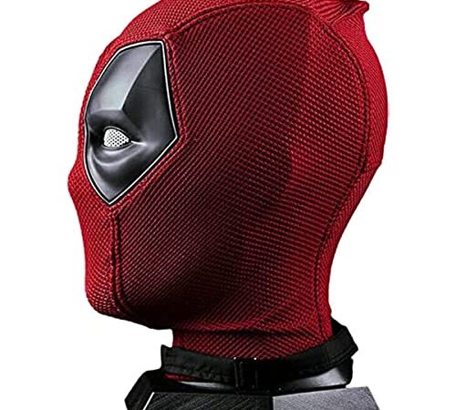 REVYV DP Superhero Cosplay Wade Winston Wilson - Máscara de punto de lujo, casco de realidad para cosplay, disfraz de Halloween, accesorios de fiesta para adultos