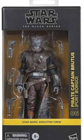 Star Wars The Black Series Pirate Captain Brutus (Port Borgo), Star Wars: Skeleton Crew Figura de 15 cm